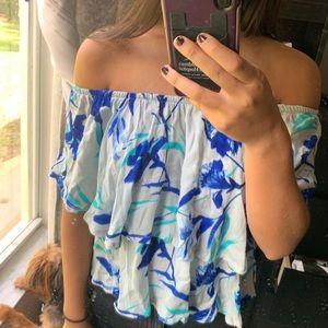 Japna off the shoulder floral top